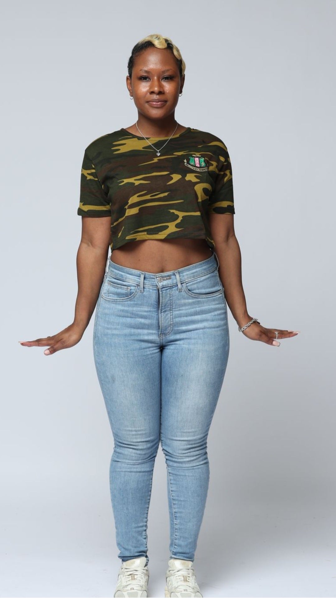 AKA Camo Crop Top