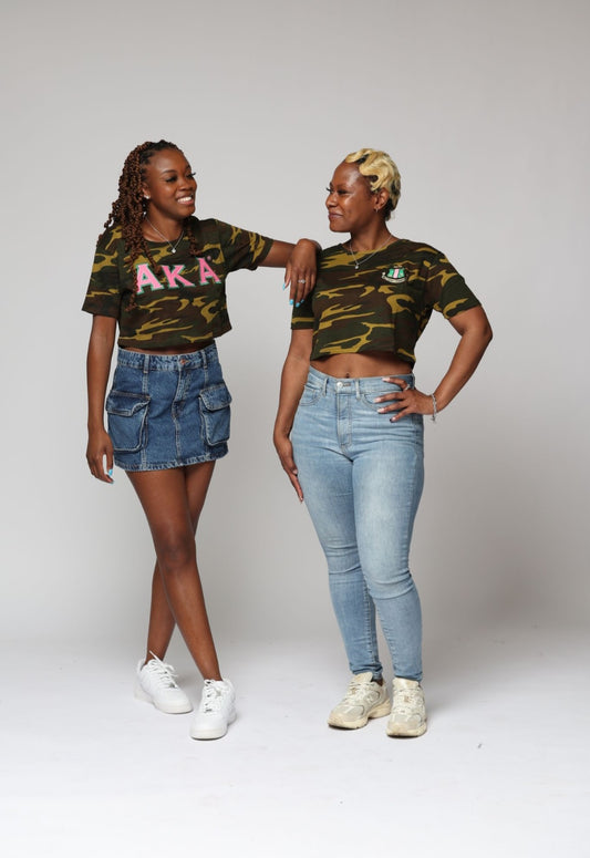 AKA Camo Crop Top