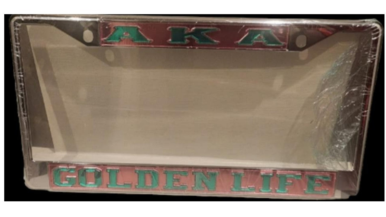 AKA Gold Life Car Tag