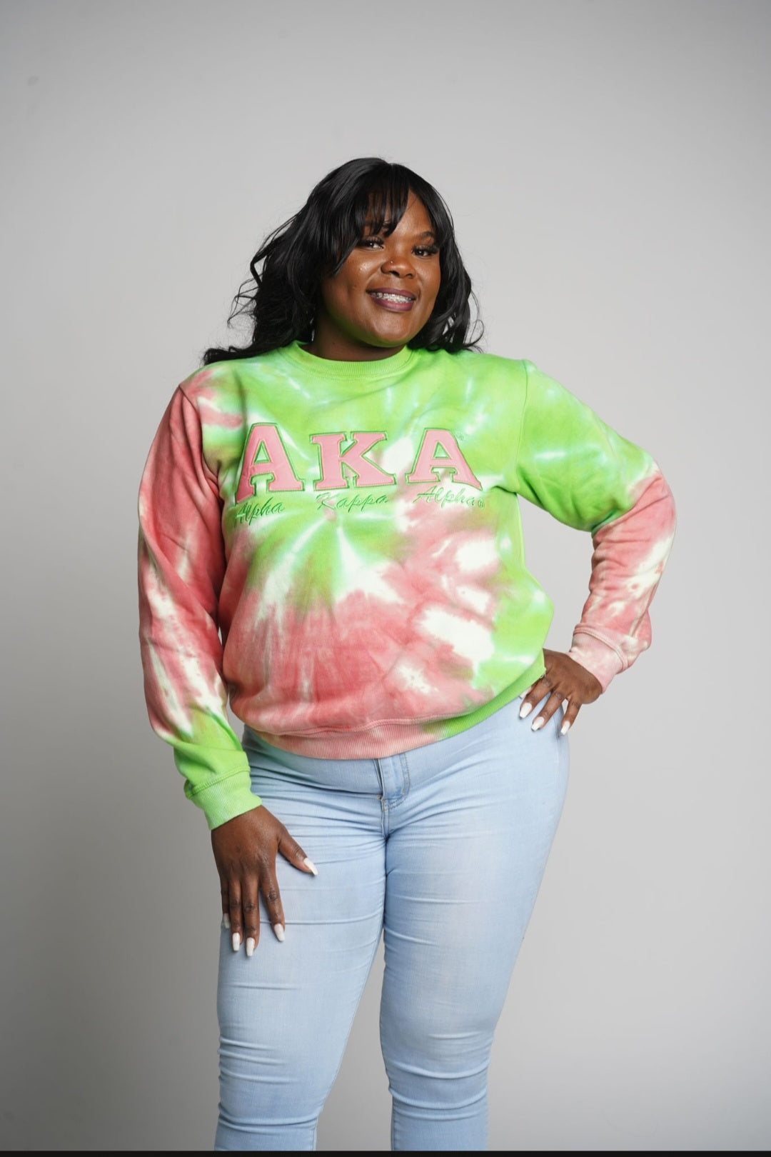 AKA Crew Neck Tye-Dye