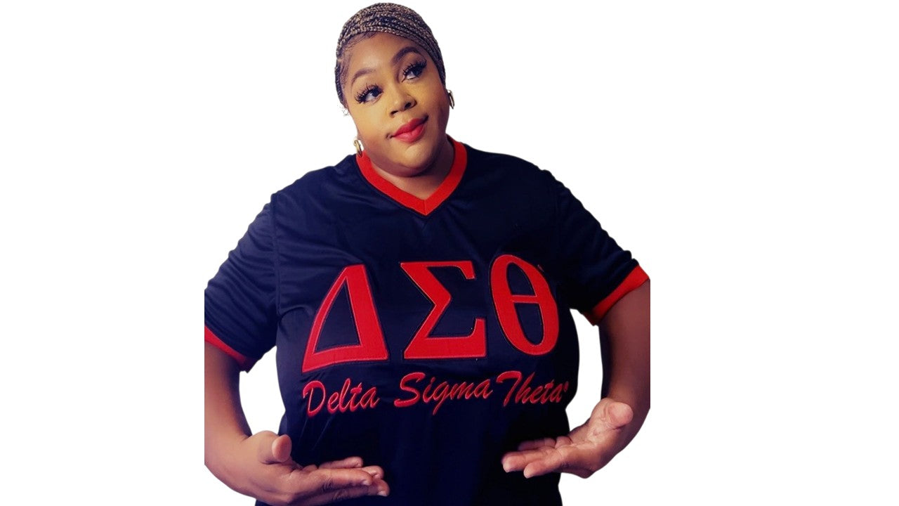 Delta V-Neck Dri=Fit Ringer