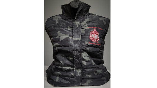 Delta Sigma Theta Camo Vest