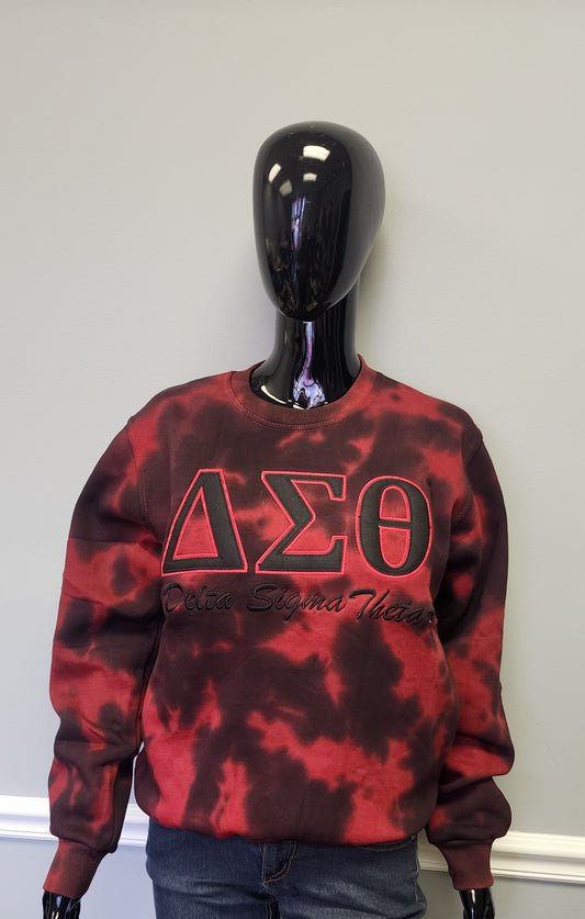 Delta Crew Neck Tie Dye