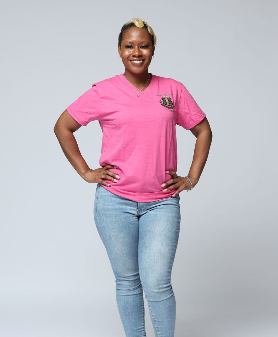 AKA SS V-Neck TShirt