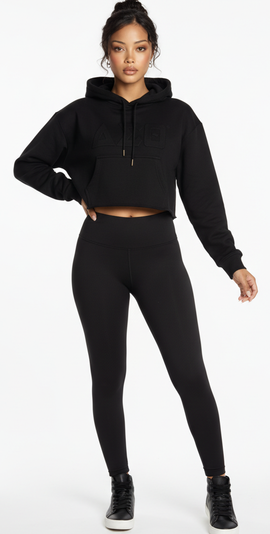 Delta Sigma Theta Crop Hoodie