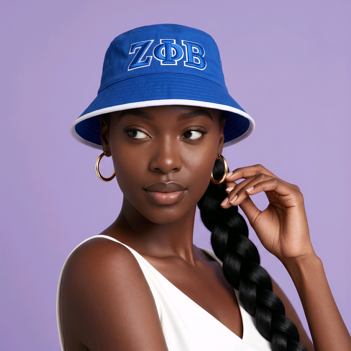 Zeta Phi Beta Bucket Hat