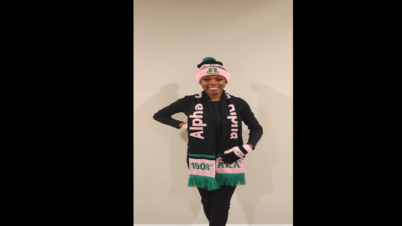 AKA Scarf, Hat and Glove Set Bundle