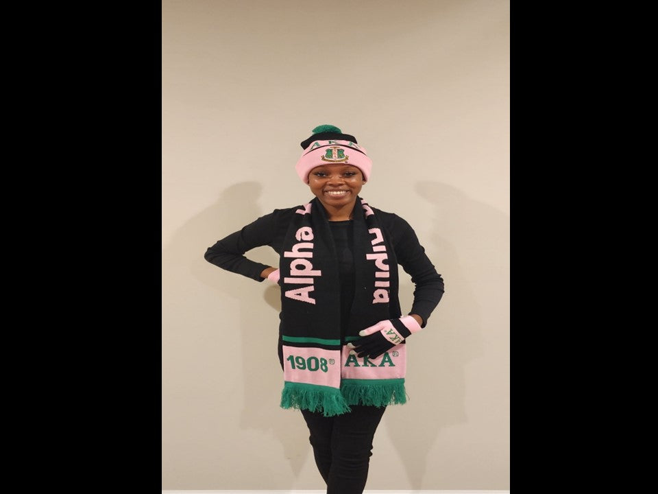 AKA Scarf and Glove Set