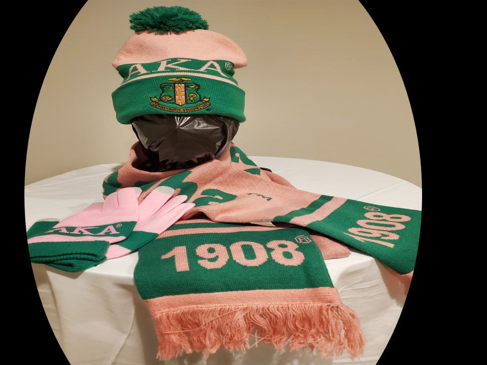 AKA Scarf and Glove Set