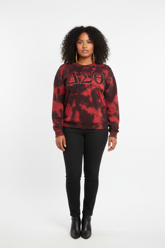 Delta Crew Neck Tie Dye