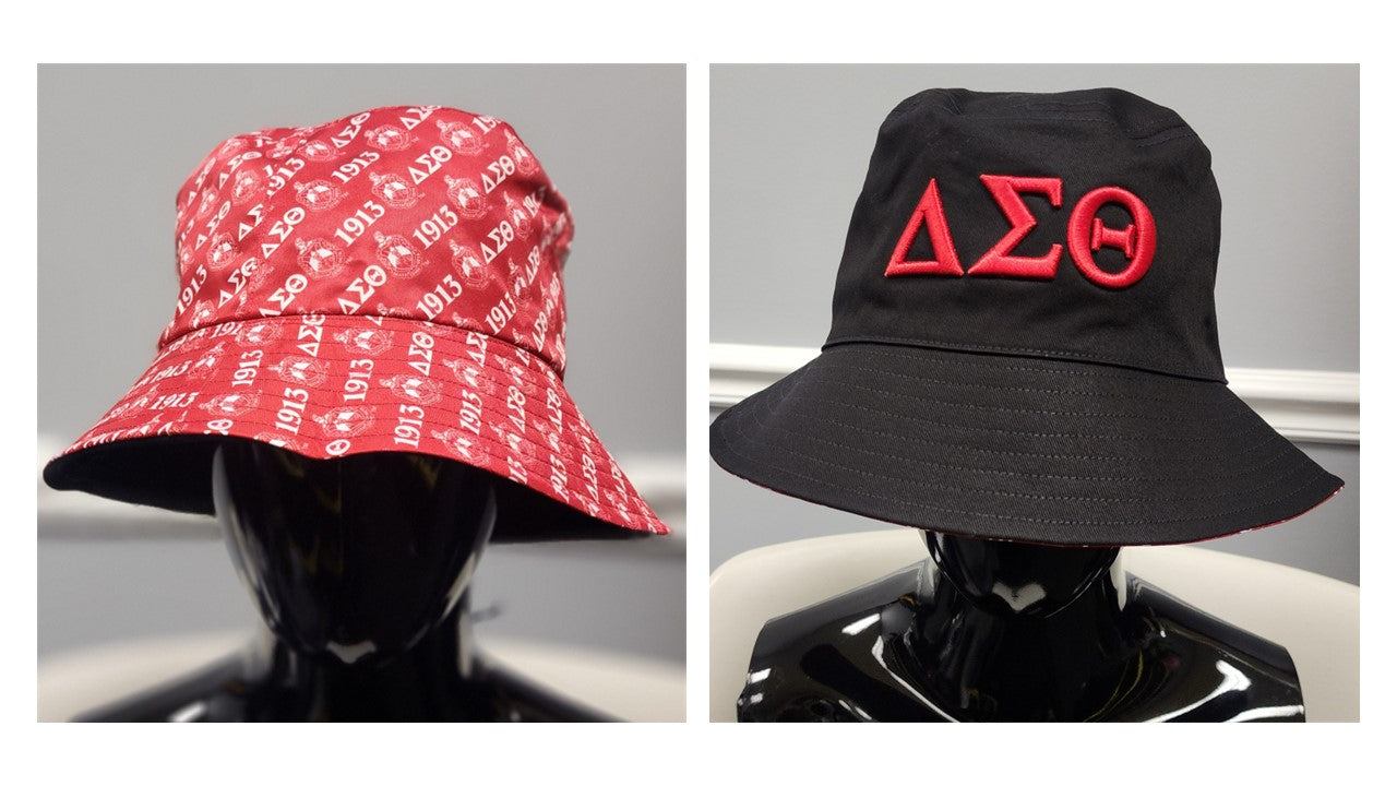 Delta Ruffle Hat Delta Reversible Bucket Hat – Valley Greek