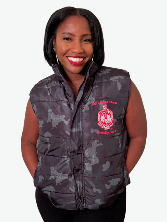 Delta Sigma Theta Camo Vest