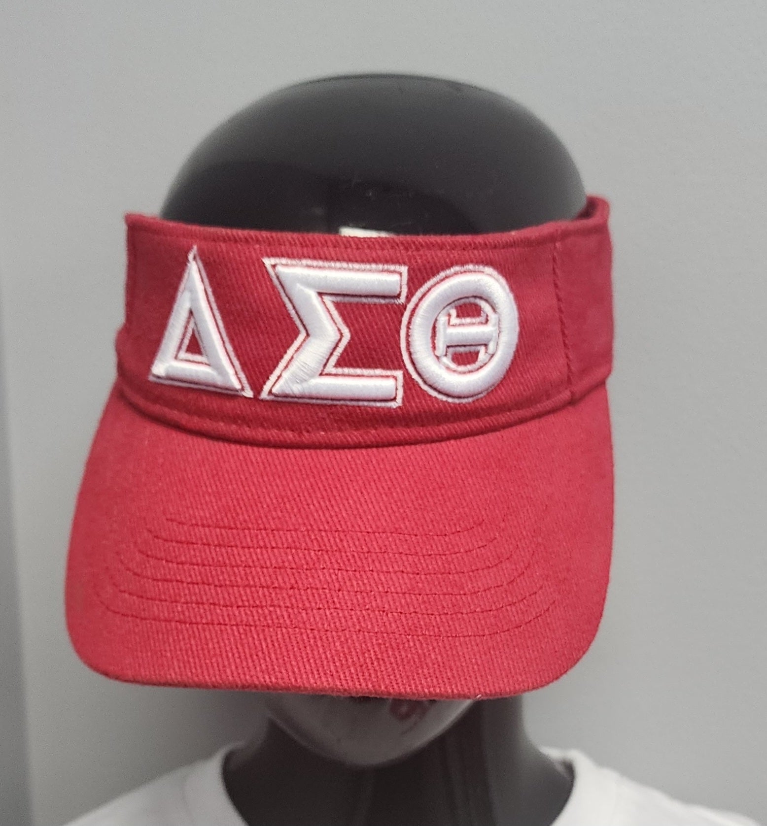 Delta Red Sun Visor – Valley Greek