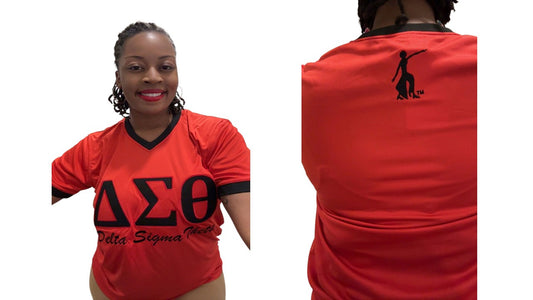 Delta V-Neck Dri=Fit Ringer