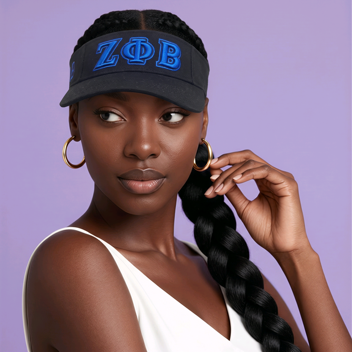 Zeta Phi Beta Sun Visor