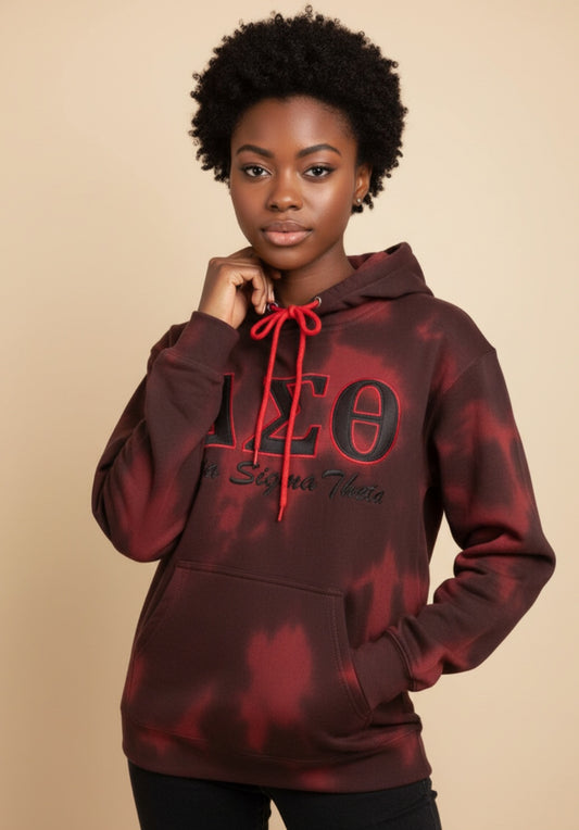 Delta Tie Dye Hoodie