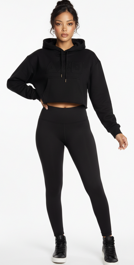 Delta Sigma Theta Crop Hoodie