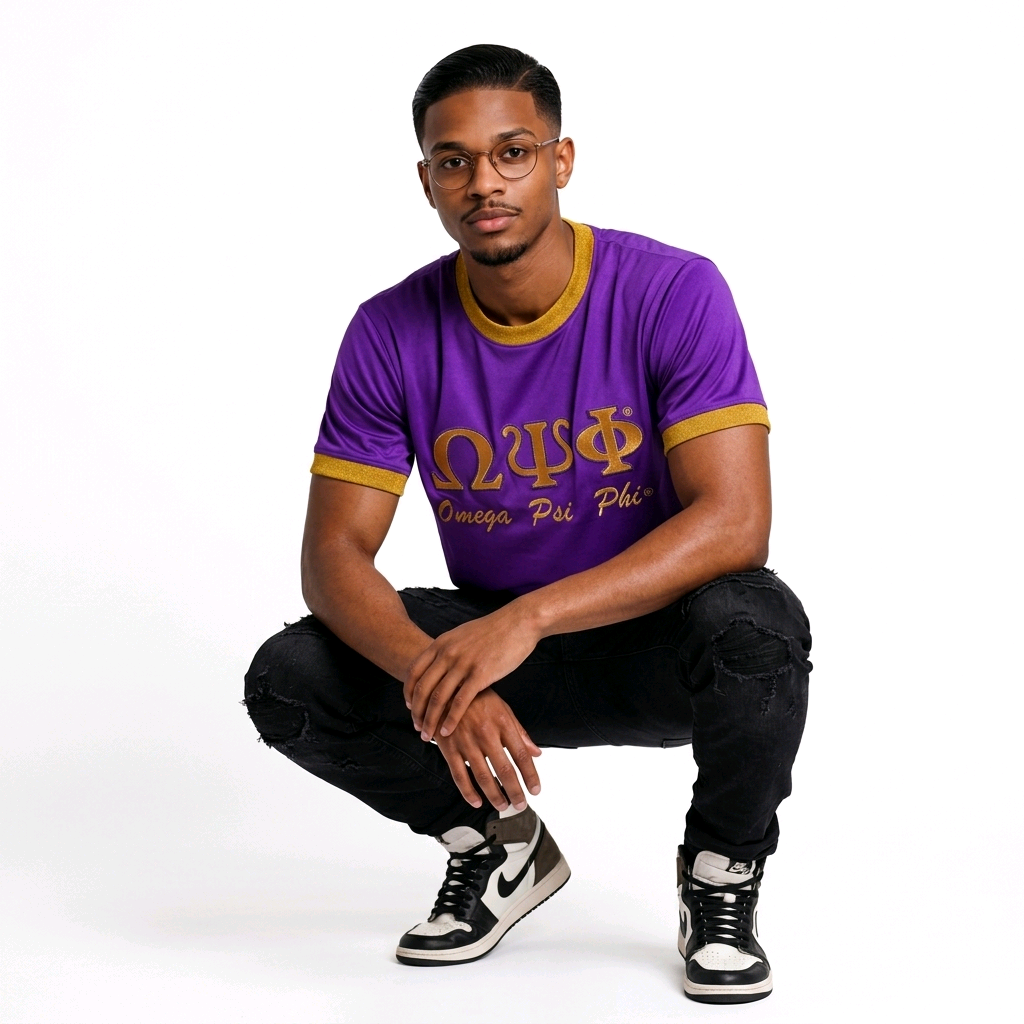 Omega Psi Phi Purple Dri-Fit Ringer