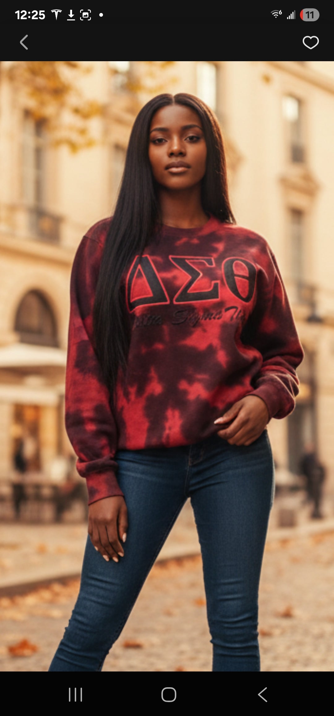 Delta Tie Dye Hoodie