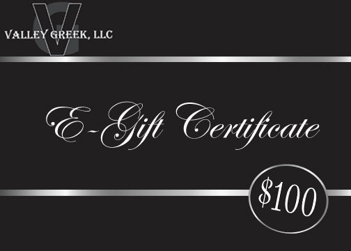 E-Certificate - $100.00
