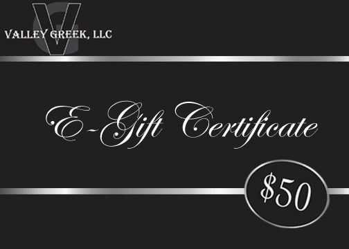 E-Certificate -$50.00